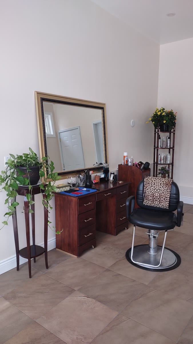 The styling station at Diversity in Beauty Hair Salon